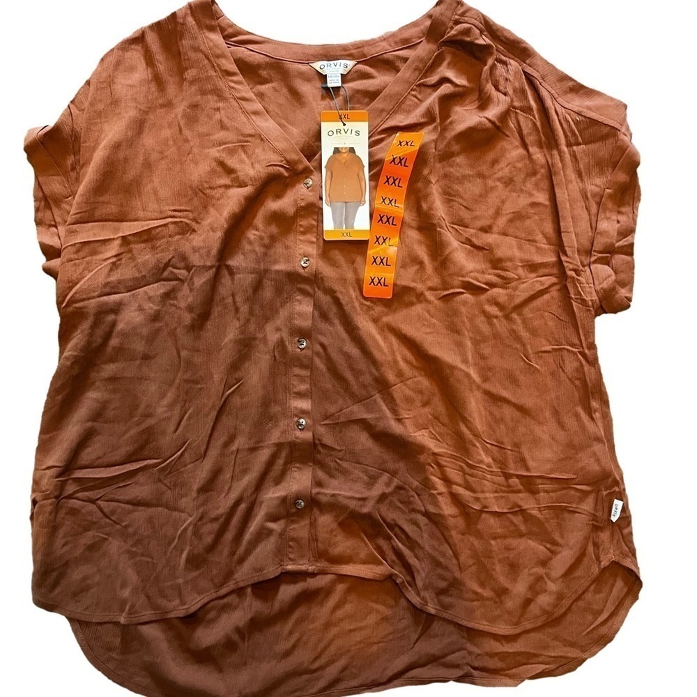 Orvis button down blouse